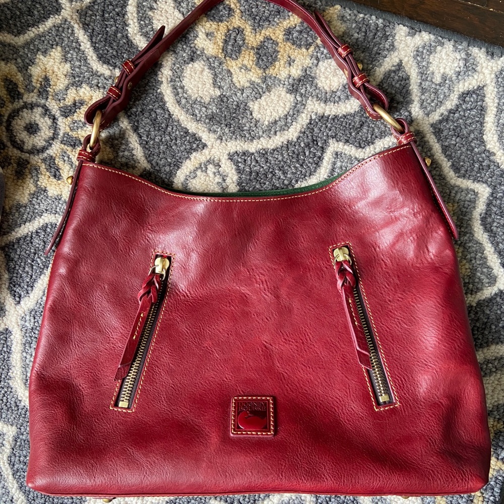Dooney and Bourke Florentine Cooper Hobo - Bordeaux